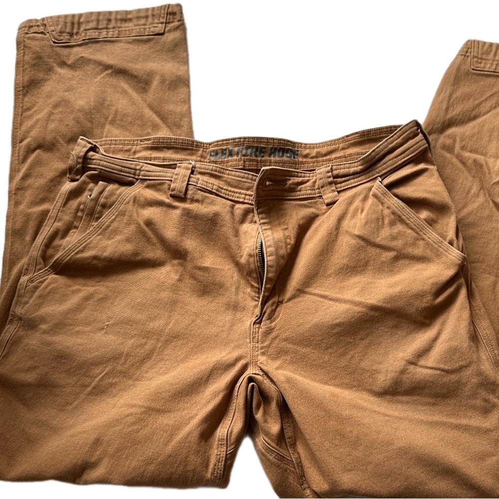 Duluth Trading Co Brown/Tan Work Chinos - Heavy-Duty Canvas 36x32 - Picture 4 of 4